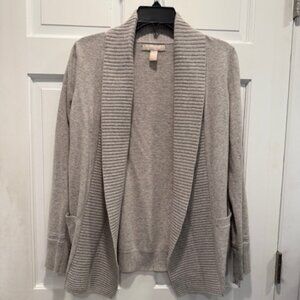 Banana Republic Gray Shawl Cardigan Sweater (Small) Relaxed, Comfortable,
